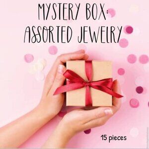 ASSORTED MIXED JEWELRY MYSTERY BOX 15 PIECES OF HIGH-END JEWELRY